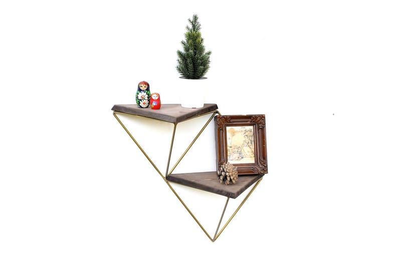 Desgrar Vägghylla 30x33 cm - Brun - Förvaring - Köksförvaring - Kökshylla