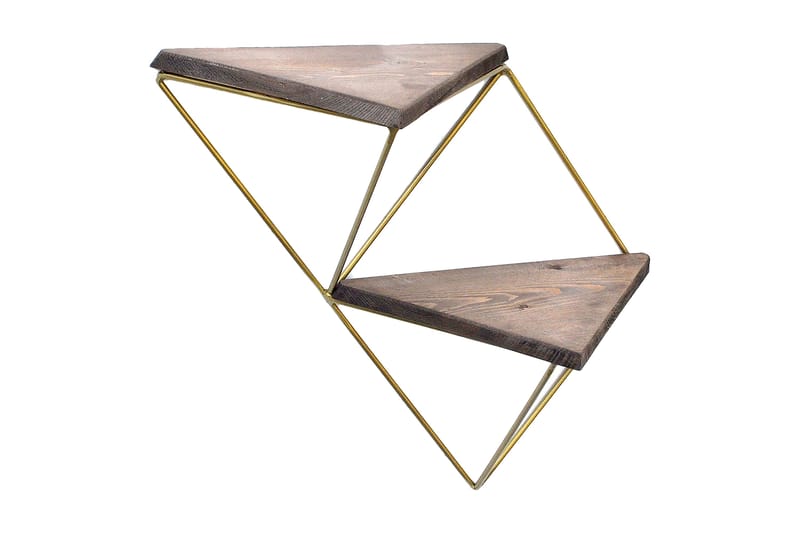 Desgrar Vägghylla 30x33 cm, Brun