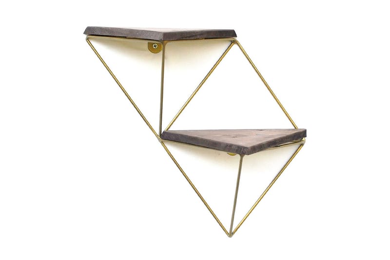 Desgrar Vägghylla 30x33 cm - Brun - Förvaring - Köksförvaring - Kökshylla