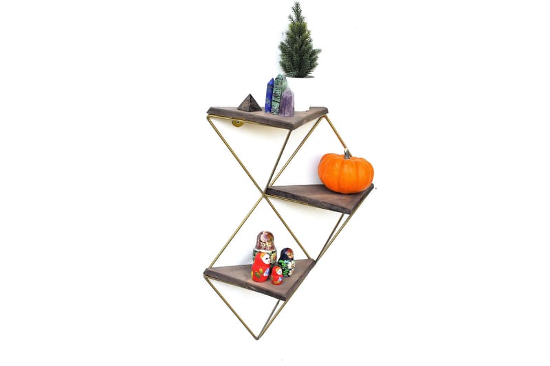 Desgrar Vägghylla 34x45 cm - Brun - Förvaring - Köksförvaring - Kökshylla