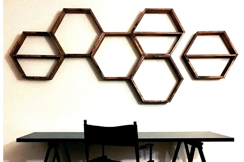 Desgrar Vägghylla 40x37 cm - Brun - Förvaring - Köksförvaring - Kökshylla