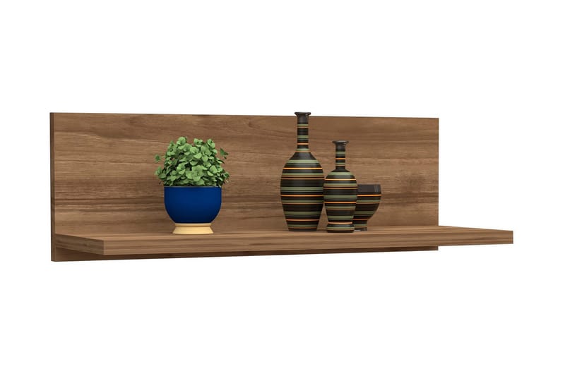 Desgrar Vägghylla 60x19,6 cm - Brun - Förvaring - Köksförvaring - Kökshylla