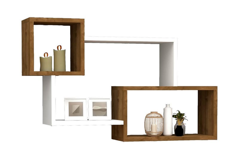 Desgrar Vägghylla 90,6x51 cm - Vit - Förvaring - Köksförvaring - Kökshylla