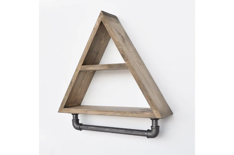 Evila Förvaringshylla Rör/Trä - Trä/Svart - Förvaring - Köksförvaring - Kökshylla