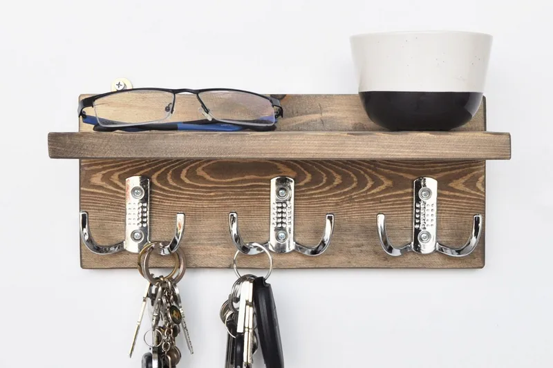 Evila Hängare 6 Krokar - Trä - Förvaring - Köksförvaring - Kökshylla