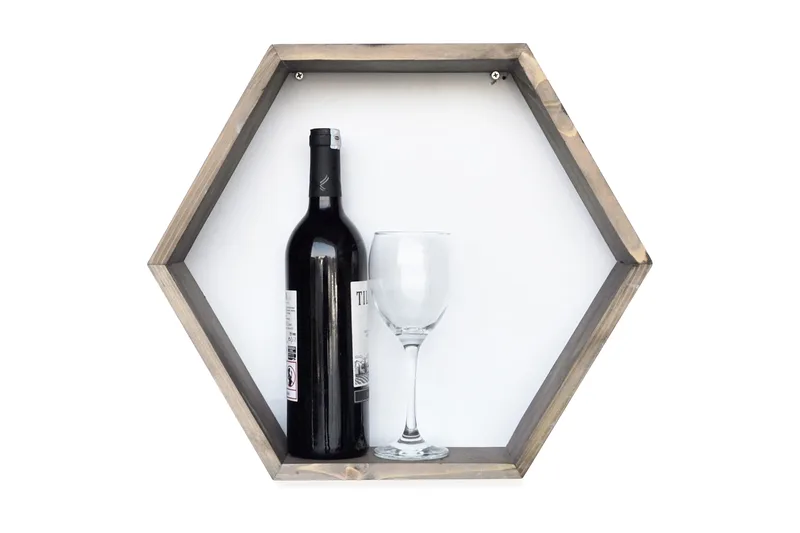 Evila Hexagonhylla - Trä - Förvaring - Köksförvaring - Kökshylla