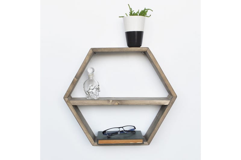 Evila Hexagonhylla - Trä - Förvaring - Köksförvaring - Kökshylla