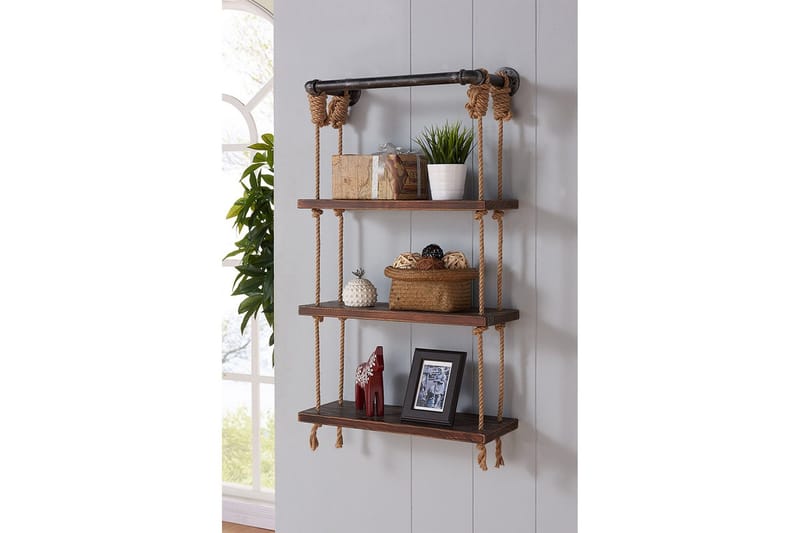 Evila Rephylla 3 Hyllor - Trä/Svart - Förvaring - Köksförvaring - Kökshylla