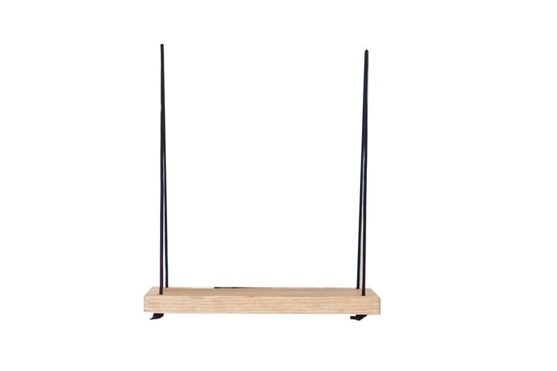 Evila Vägghylla med Rep 40 cm i Trä med Ekutseende, Beige