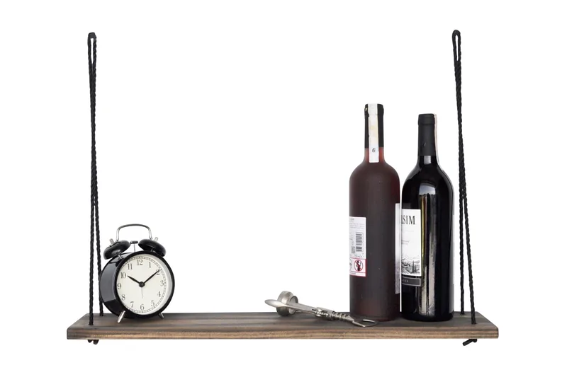 Evila Vägghylla Rep, Mörkbrun