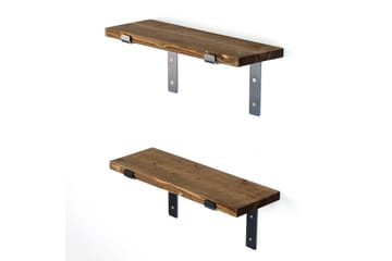 Fercho Vägghylla 40 cm - Svart/Valnöt - Förvaring - Köksförvaring - Kökshylla