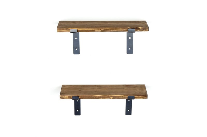 Fercho Vägghylla 40 cm - Svart/Valnöt - Förvaring - Köksförvaring - Kökshylla