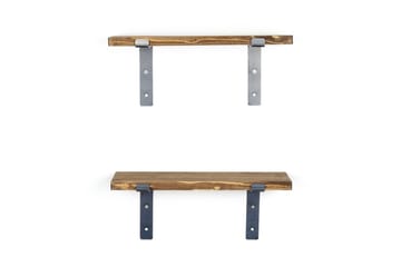 Fercho Vägghylla 40 cm - Svart/Valnöt - Förvaring - Köksförvaring - Kökshylla