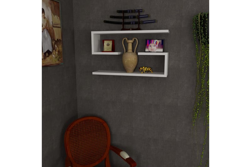 Furny Home Vägghylla 60 cm - Vit - Förvaring - Köksförvaring - Kökshylla
