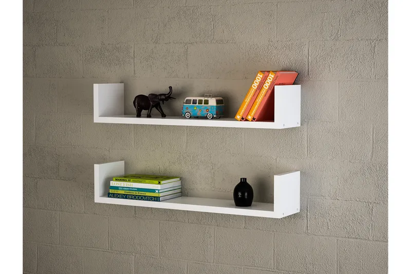 Furny Home Vägghylla 63 cm - Vit - Förvaring - Köksförvaring - Kökshylla