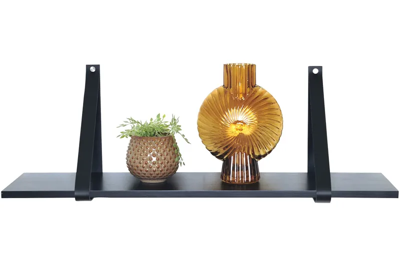 Galar Vägghylla 20x100 cm - Svart - Förvaring - Köksförvaring - Kökshylla