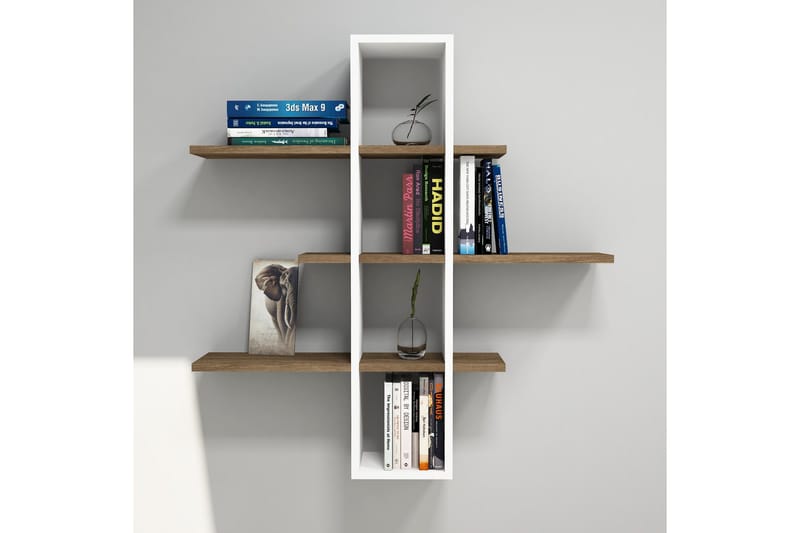 Gersby Vägghylla 101 cm - Brun/Vit - Förvaring - Köksförvaring - Kökshylla