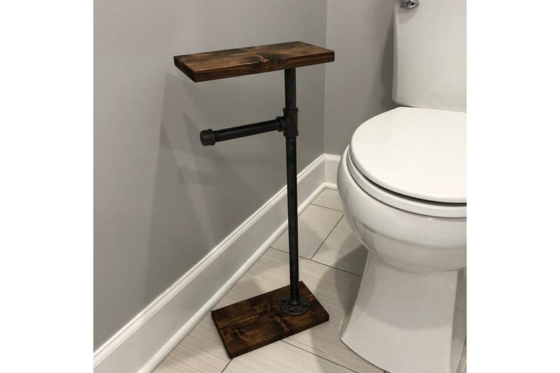 GRUNNEBACKA Pappershållare 30 cm Brun/Svart - Förvaring - Köksförvaring - Kökshylla