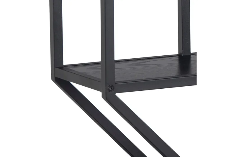 Hasslevik Vägghylla 77x20 cm 4 Hyllor - Svart/Matt Svart - Förvaring - Köksförvaring - Kökshylla