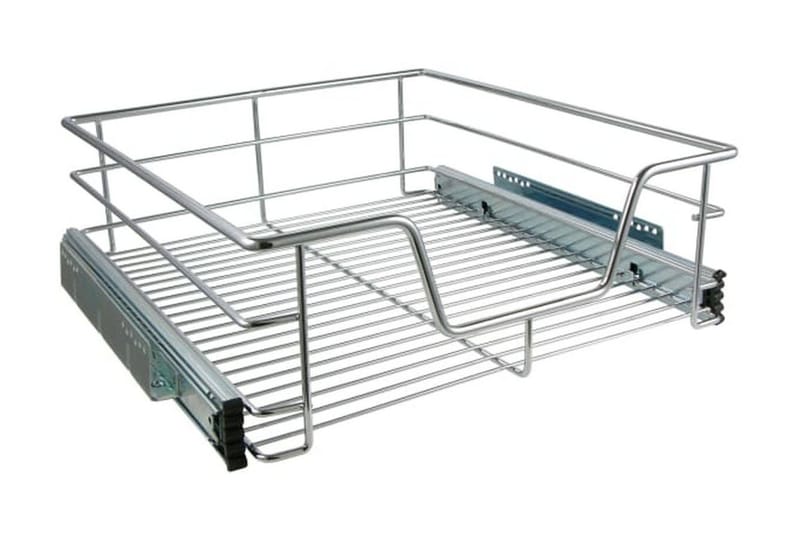 HI Utdragbar korglåda 50 cm - Silver - Förvaring - Köksförvaring - Kökshylla