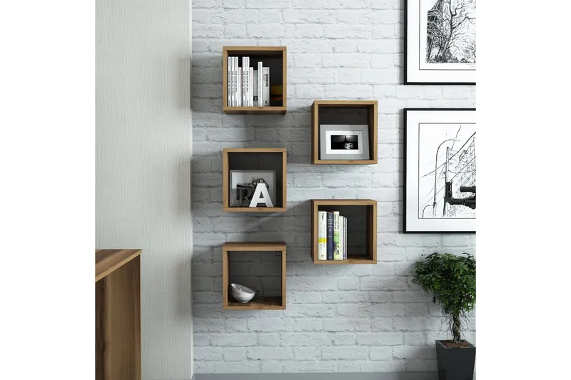 Hovdane Vägghylla 30 cm - Brun - Förvaring - Köksförvaring - Kökshylla