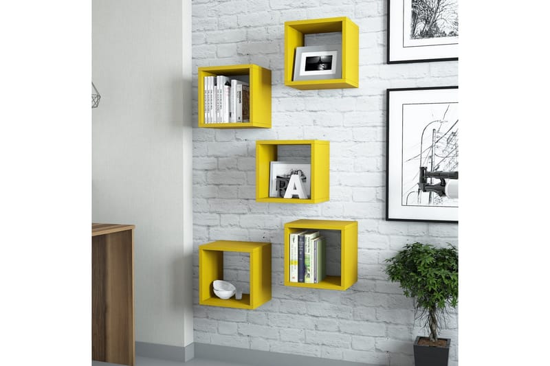 Hovdane Vägghylla 30 cm - Gul - Förvaring - Köksförvaring - Kökshylla