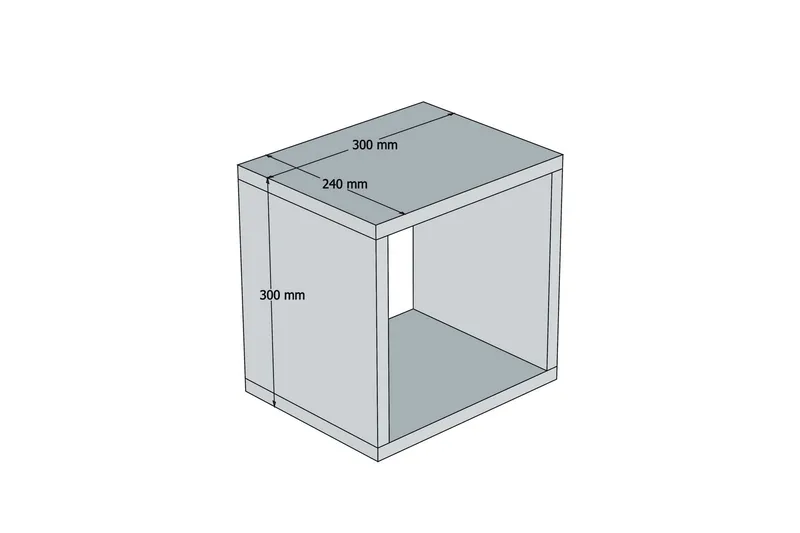 Hovdane Vägghylla 30 cm - Vit - Förvaring - Köksförvaring - Kökshylla