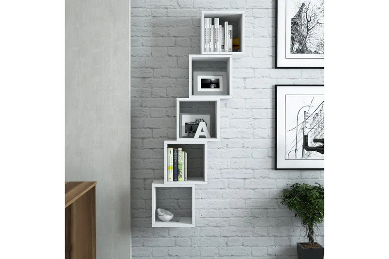 Hovdane Vägghylla 30 cm - Vit - Förvaring - Köksförvaring - Kökshylla