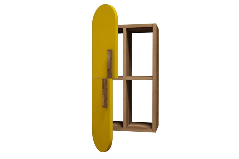 Hovdane Vägghylla 35 cm - Brun/Gul - Förvaring - Köksförvaring - Kökshylla