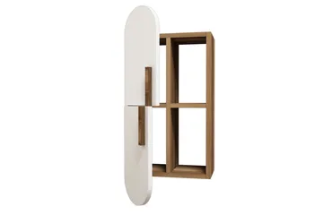 Hovdane Vägghylla 35 cm - Brun/Vit - Förvaring - Köksförvaring - Kökshylla
