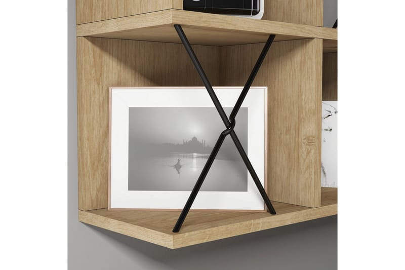 Hovdane Vägghylla 60 cm - Brun/Svart - Förvaring - Köksförvaring - Kökshylla