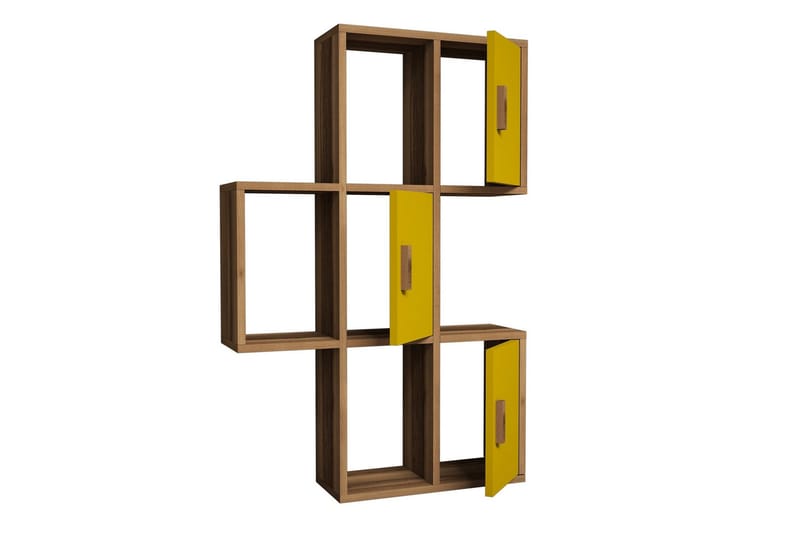 Hovdane Vägghylla 75 cm - Brun/Gul - Förvaring - Köksförvaring - Kökshylla