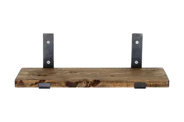 Hueter Vägghylla 40 cm - Svart/Valnöt - Förvaring - Köksförvaring - Kökshylla