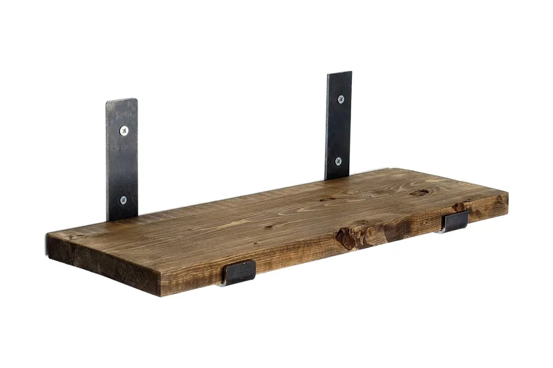 Hueter Vägghylla 40 cm - Svart/Valnöt - Förvaring - Köksförvaring - Kökshylla