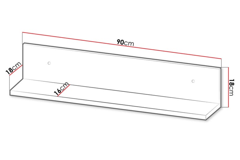 Hylla - Svart|Natur - Förvaring - Köksförvaring - Kökshylla