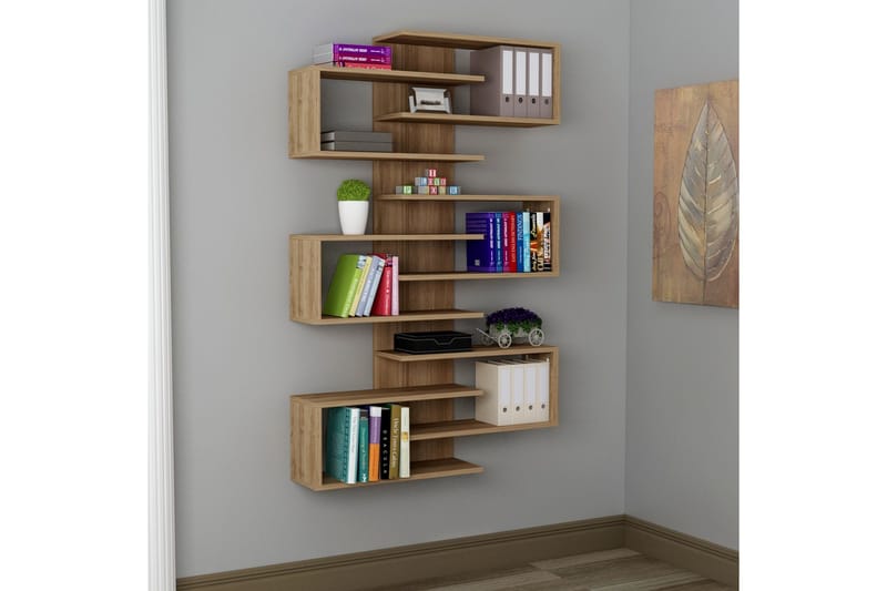 Karber Bokhylla 75 cm - Valnöt - Förvaring - Köksförvaring - Kökshylla