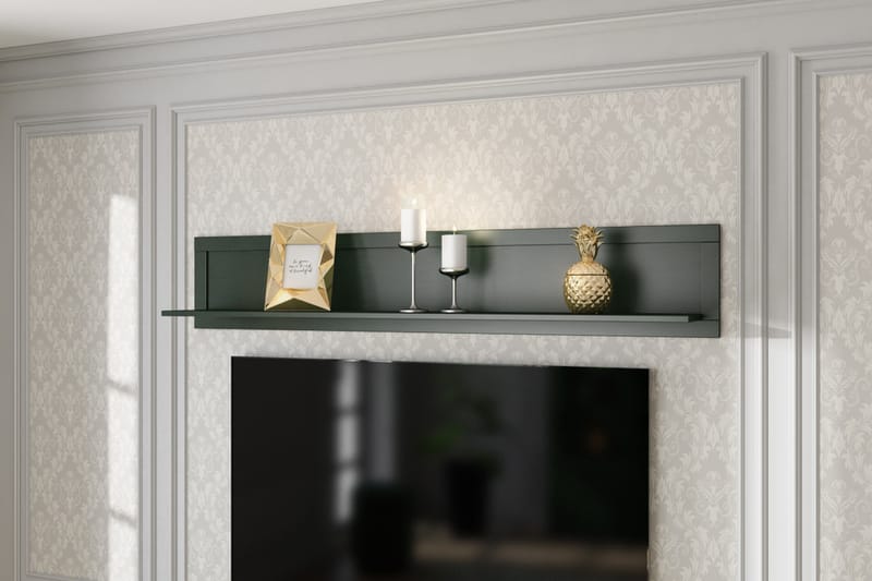 KENSTONE Vägghylla 25x177 cm  Khaki/Natur - Förvaring - Köksförvaring - Kökshylla