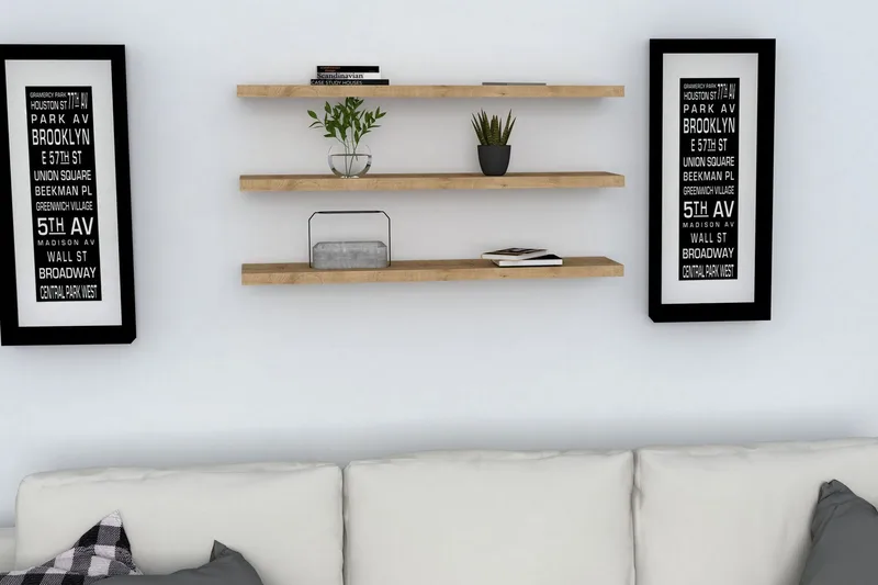 Lakasha Vägghylla 2 cm - Blå - Förvaring - Köksförvaring - Kökshylla