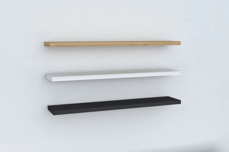 Lakasha Vägghylla 2 cm - Blå/Antracit/Vit - Förvaring - Köksförvaring - Kökshylla