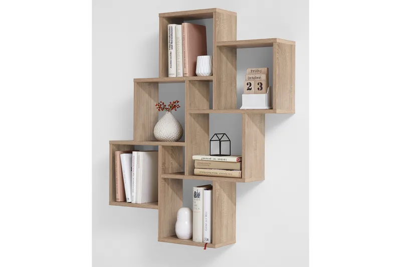 Laurio Vägghylla 81 cm - Ljusbrun - Förvaring - Köksförvaring - Kökshylla