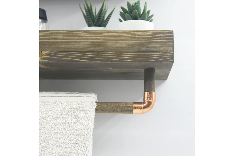 Leiasia Vägghylla 50 cm - Valnöt - Förvaring - Köksförvaring - Kökshylla