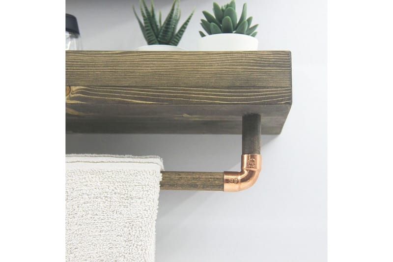 Leiasia Vägghylla 50 cm - Valnöt - Förvaring - Köksförvaring - Kökshylla