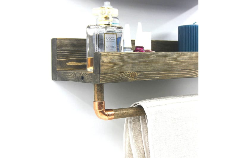 Leiasia Vägghylla 50 cm - Valnöt - Förvaring - Köksförvaring - Kökshylla