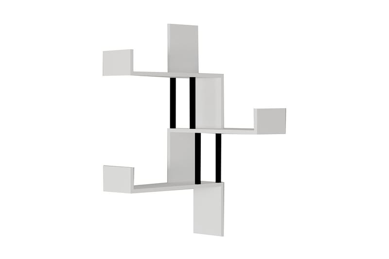 LEVIR Vägghylla 20x105 cm 3-pack Vit - Förvaring - Köksförvaring - Kökshylla