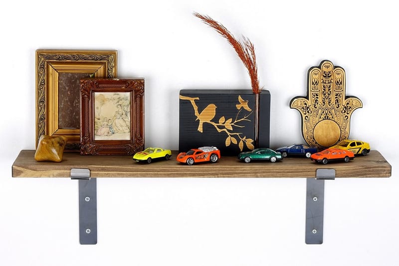 Lilamae Vägghylla 60 cm - Svart/Valnöt - Förvaring - Köksförvaring - Kökshylla