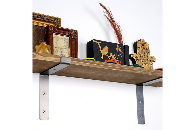 Lilamae Vägghylla 60 cm - Svart/Valnöt - Förvaring - Köksförvaring - Kökshylla