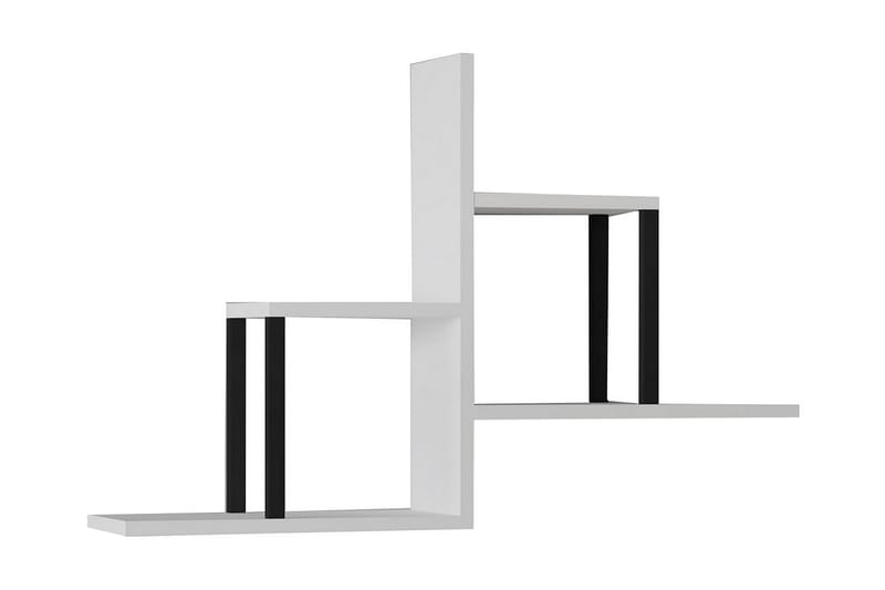 LISSETTE Vägghylla 20x60 cm 4-pack Vit - Förvaring - Köksförvaring - Kökshylla