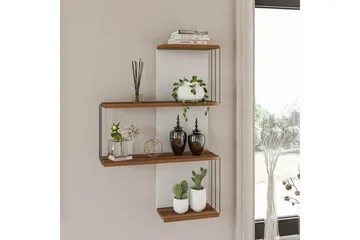 Ljusfors Vägghylla 96x65 cm - Natur/Vit - Förvaring - Köksförvaring - Kökshylla