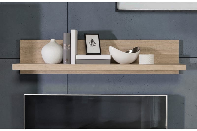 Loannia Vägghylla 22x120 cm - Brun - Förvaring - Köksförvaring - Kökshylla