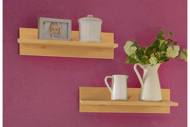 Menkata Vägghylla 50x14 cm, Brun